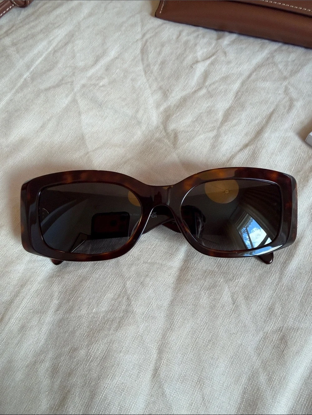 CELINE Triomphe Maxi Brown Tortoise - CL40282U 52-18-135 - Picture 2 of 12